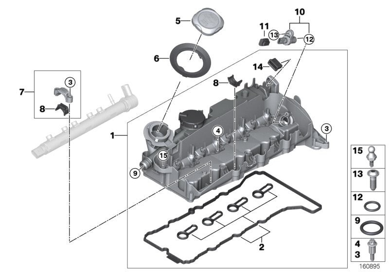 BMW 2.0 Diesel Cam Cover Gasket Set – N47 Engine Leak-Proof Seal  Fast Dispatch2