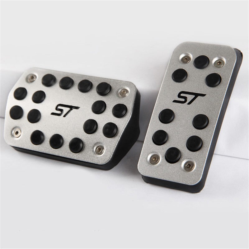 FORD Kuga ST Alloy Brake Clutch Accelerator Pedal covers # MK2 & MK3 Black Logo5