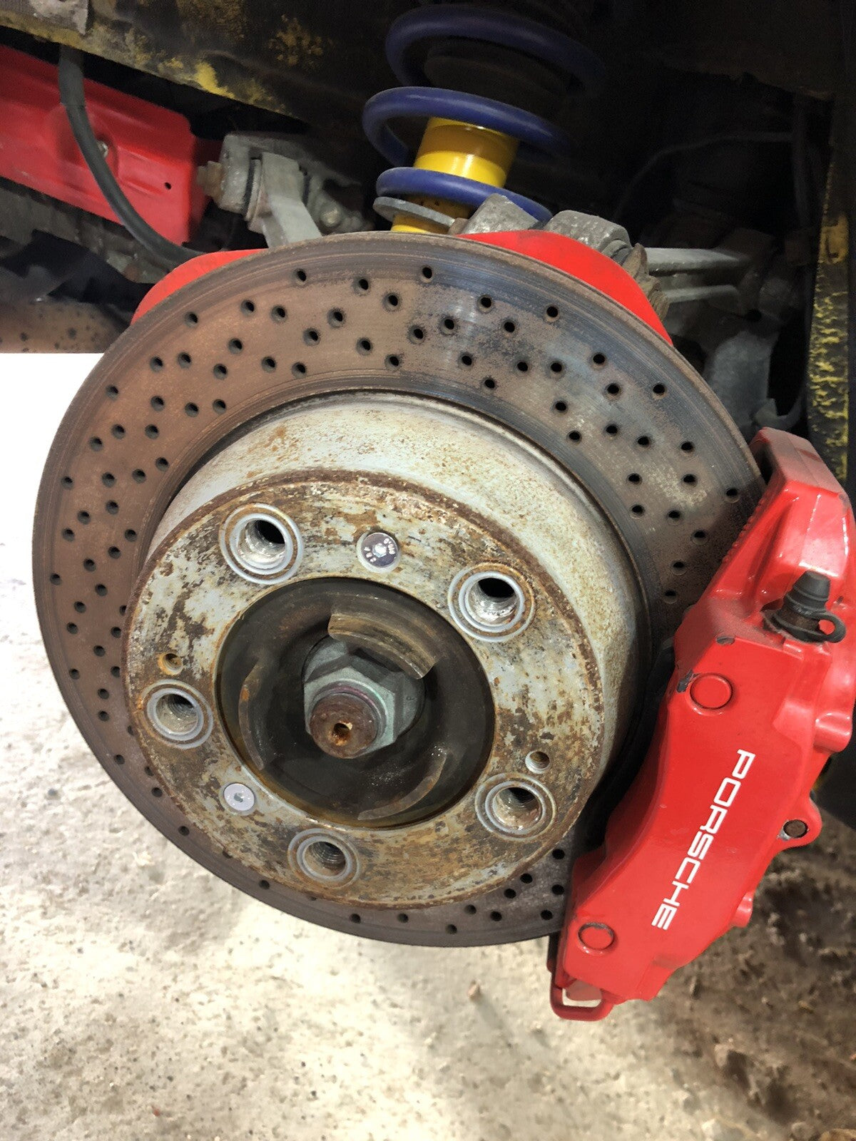 PORSCHE 996 Brake Disc Retaining Bolt Screw 10.9 Grade High Tensile Pack off 47