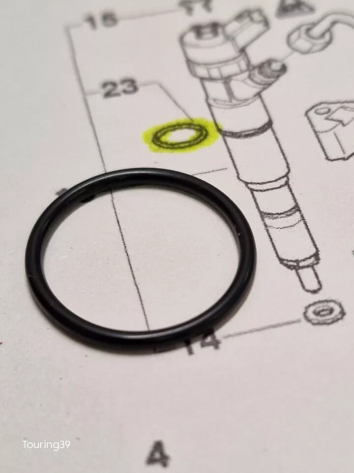 BMW Diesel Injector O-Ring Seals Uprated Viton Pack of 4 Fits E46 E90 E87 E60 X516