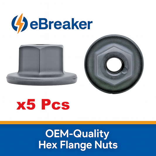 MINI Plastic Hex Nut Coarse Thread Fixing of Bodywork Trim Clip Panels - Pack 5.0