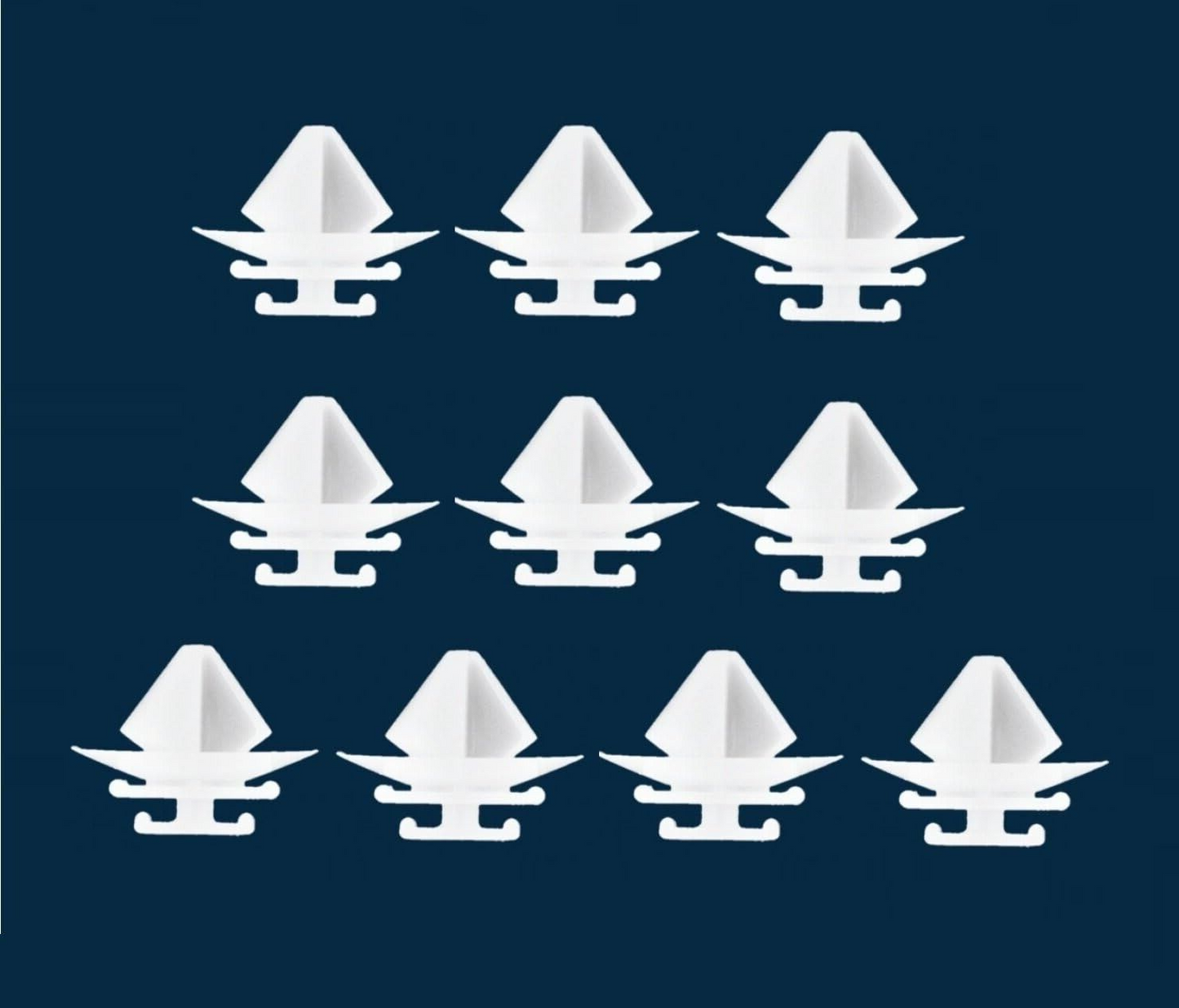 Vehicle Trim Moulding Clips Peugeot Renault Fiat Jeep x10 QTY19