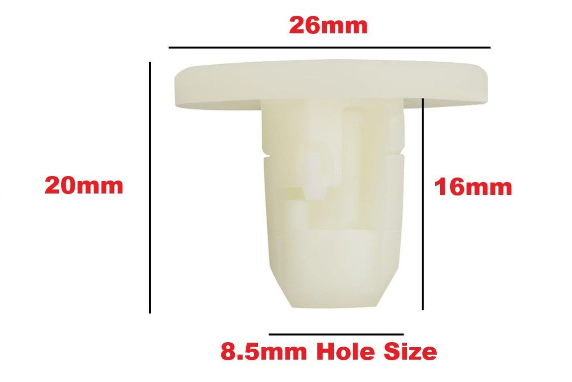 MINI F55 F56 F57 F66 U25 Expanding Grommet Clip Nut  - Trim Panel Fastener # x151