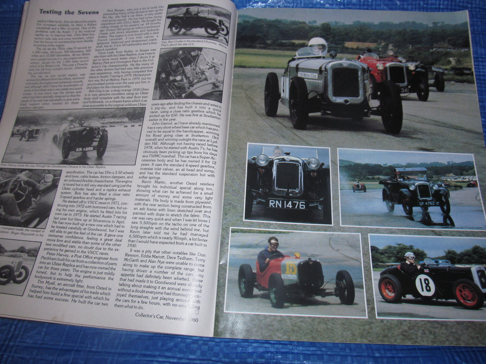 1980 NOVEMBER COLLECTORS CAR MAGAZINE / MERCEDES REPLICA GOODWOOD 7's  #bk17