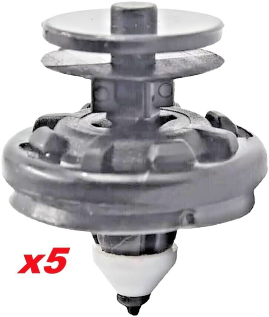 SKODA Door Card Panel Interior Trim Clips Qty x5 for Superb & Rapid OE#6Q08682430