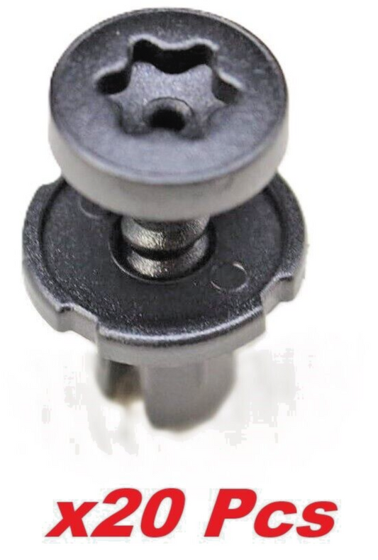 AUDI Torx Head Plastic Screw Fit Trim Rivet x20 Pcs - 7L68683070