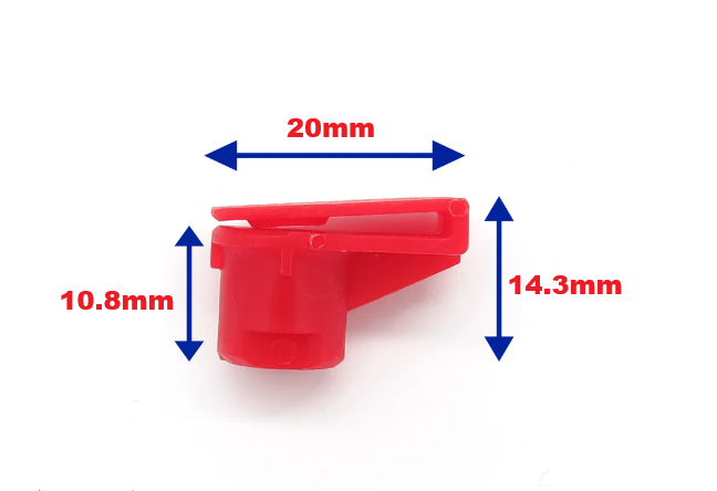 BMW Bumper Bodywork Interior Trim Panel Plastic Clip Fastener Angled Grommet x151