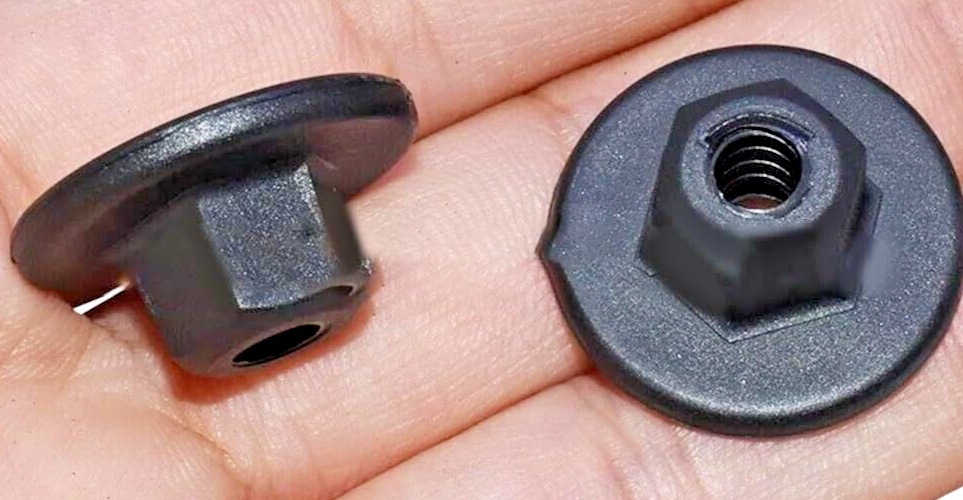 VW Hex Head Threaded Plastic Nut 10mm Undertray wheel Arch Clip x5 8E0825265 C3