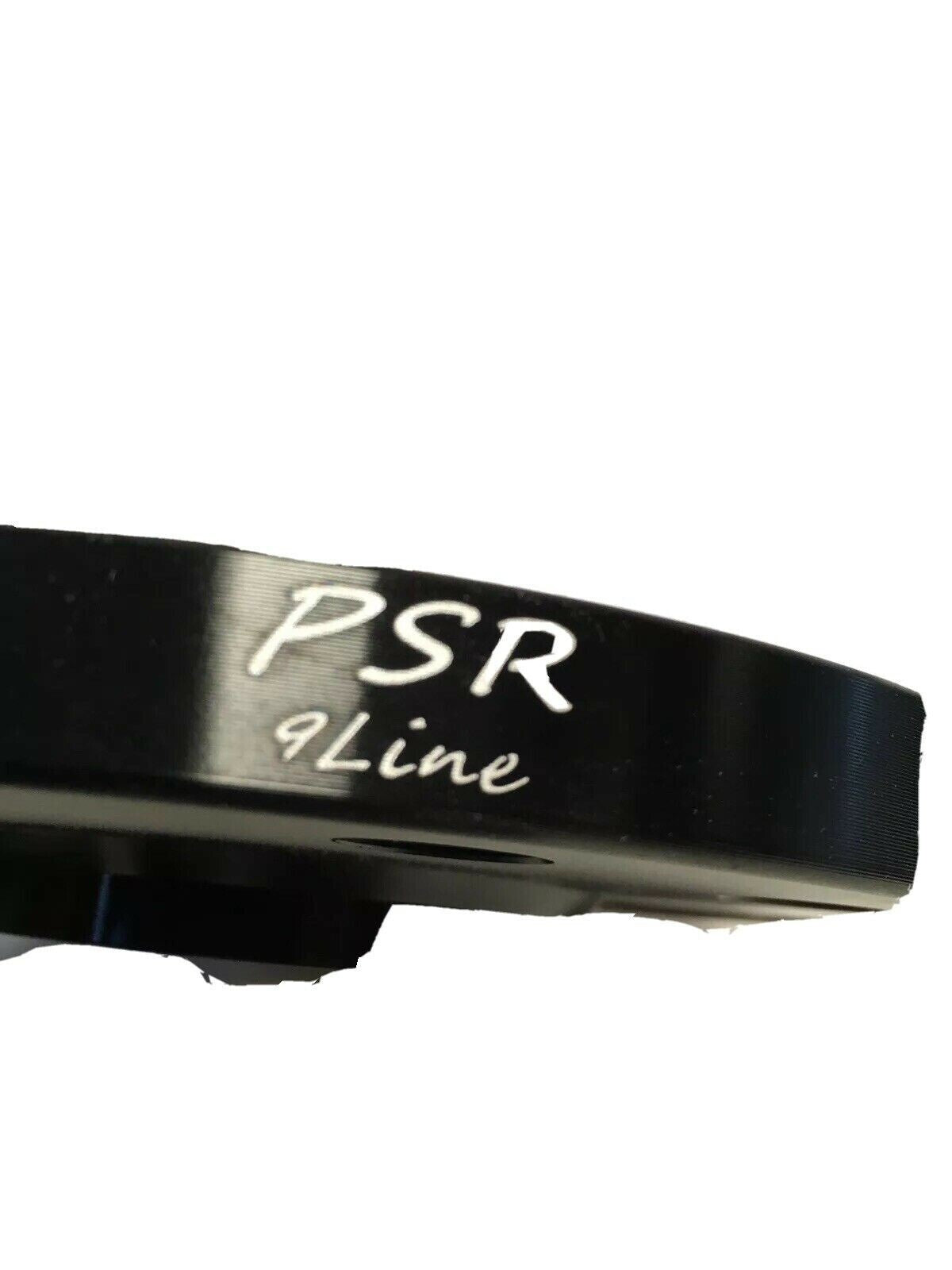 Porsche Wheel Spacers 20mm + Extended AF Bolts Set Of 2 in Black 5x130 PSR9Line10