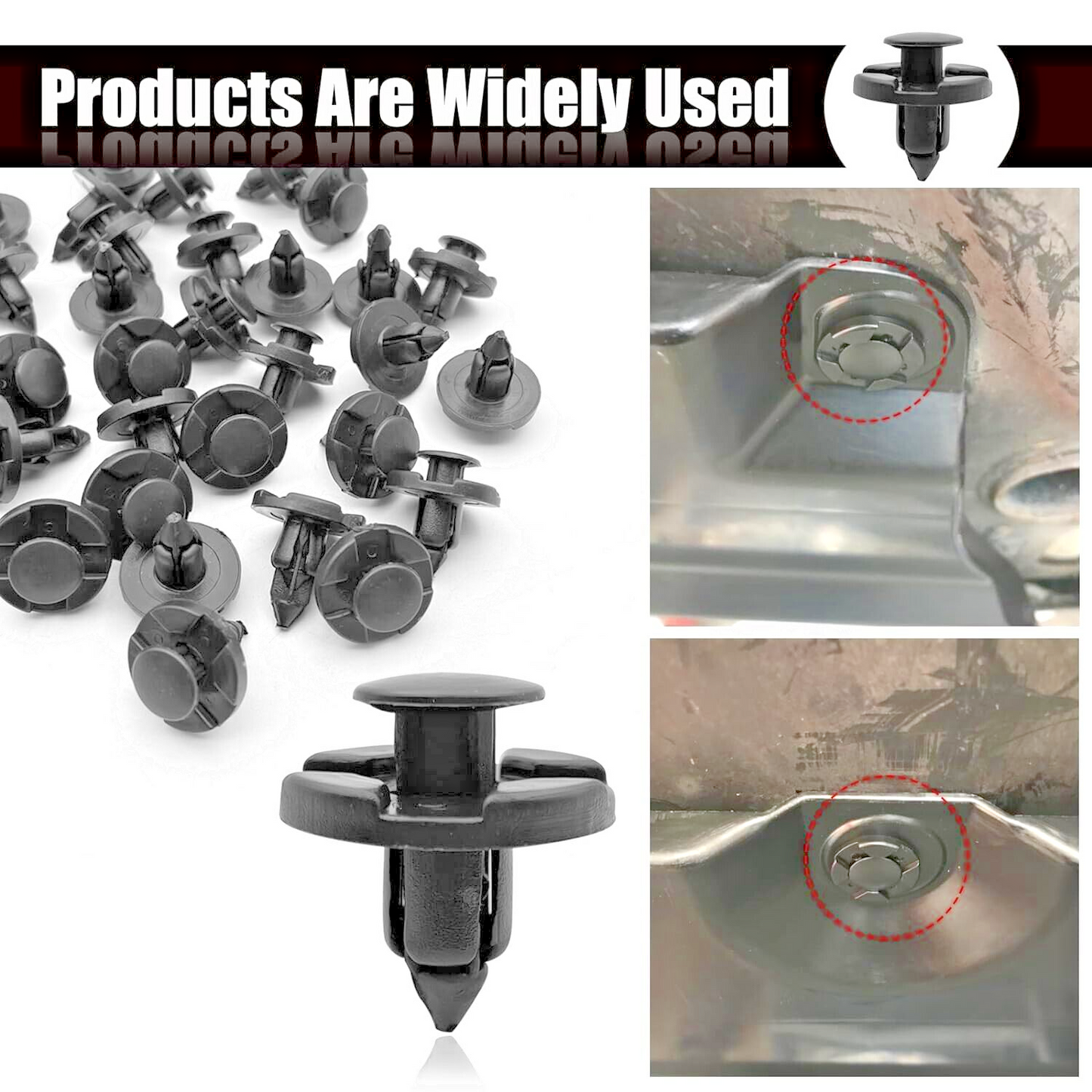 Citroen Peugeot Trim Fastener Push Clip # 7401HT x10 QTY11