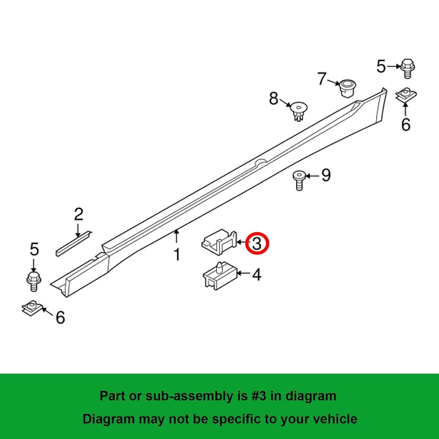 BMW Side Skirt Sill Trim Plastic Moulding Cover Clip x10 E92 E93 E60 E61 E63 E6417