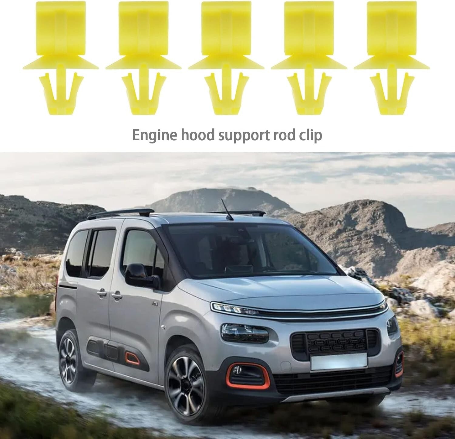 Bonnet Rod Clip Vauxhall 795059 Fit  Grandland2