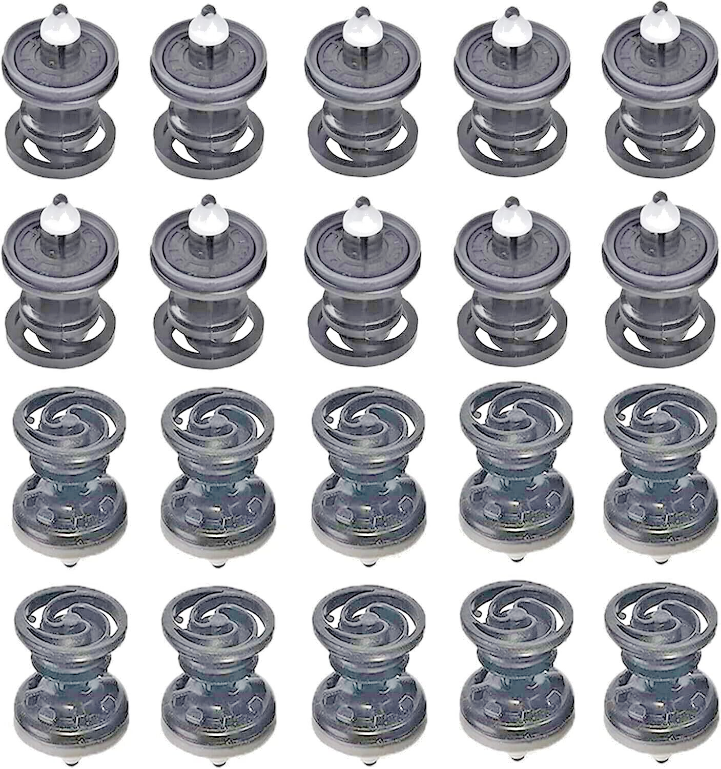 VW Interior Door Card Trim Panel Fastener Clips Sprung Head, x10 Pcs9