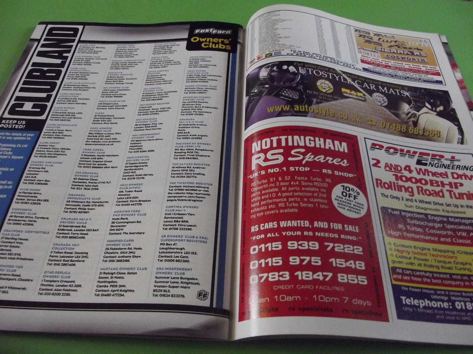 FAST FORD MAGAZINE DECEMBER 2001 #C55