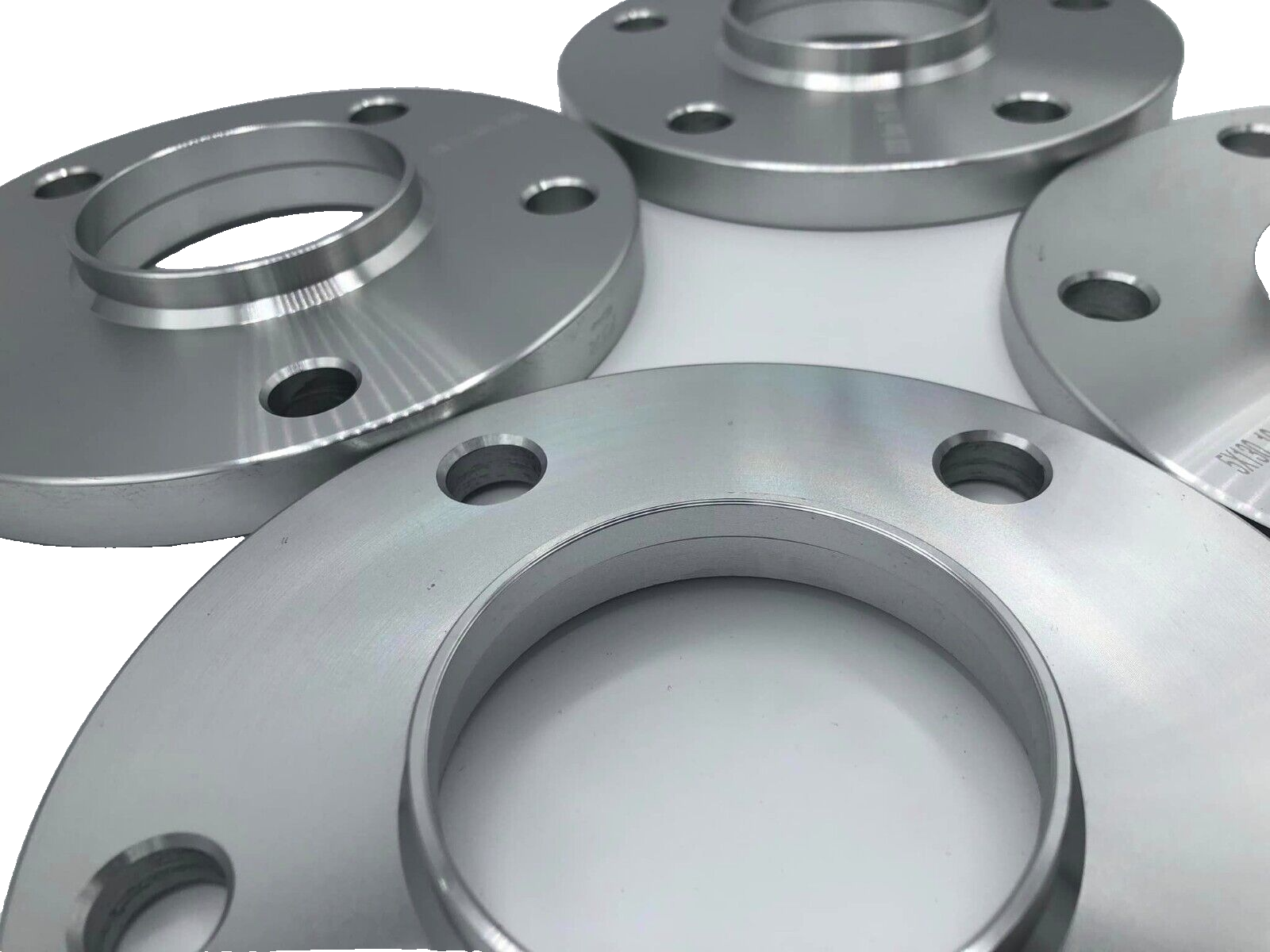 12mm Porsche Wheel Spacers Set Of 4 in Silver 5x130 PSR9Line1