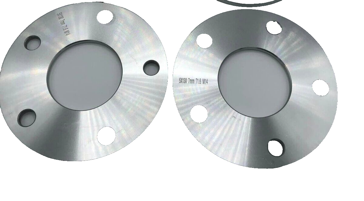 Porsche Wheel Spacers 7mm Set Of 2 in Silver 5x130 PSR9Line2