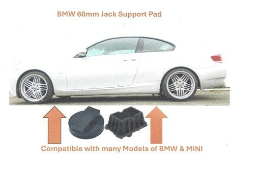BMW Rubber Jack Pad Lift Adaptor Floor - 1 3 4 5 Series E88 E46 E90 E60 F80 F820