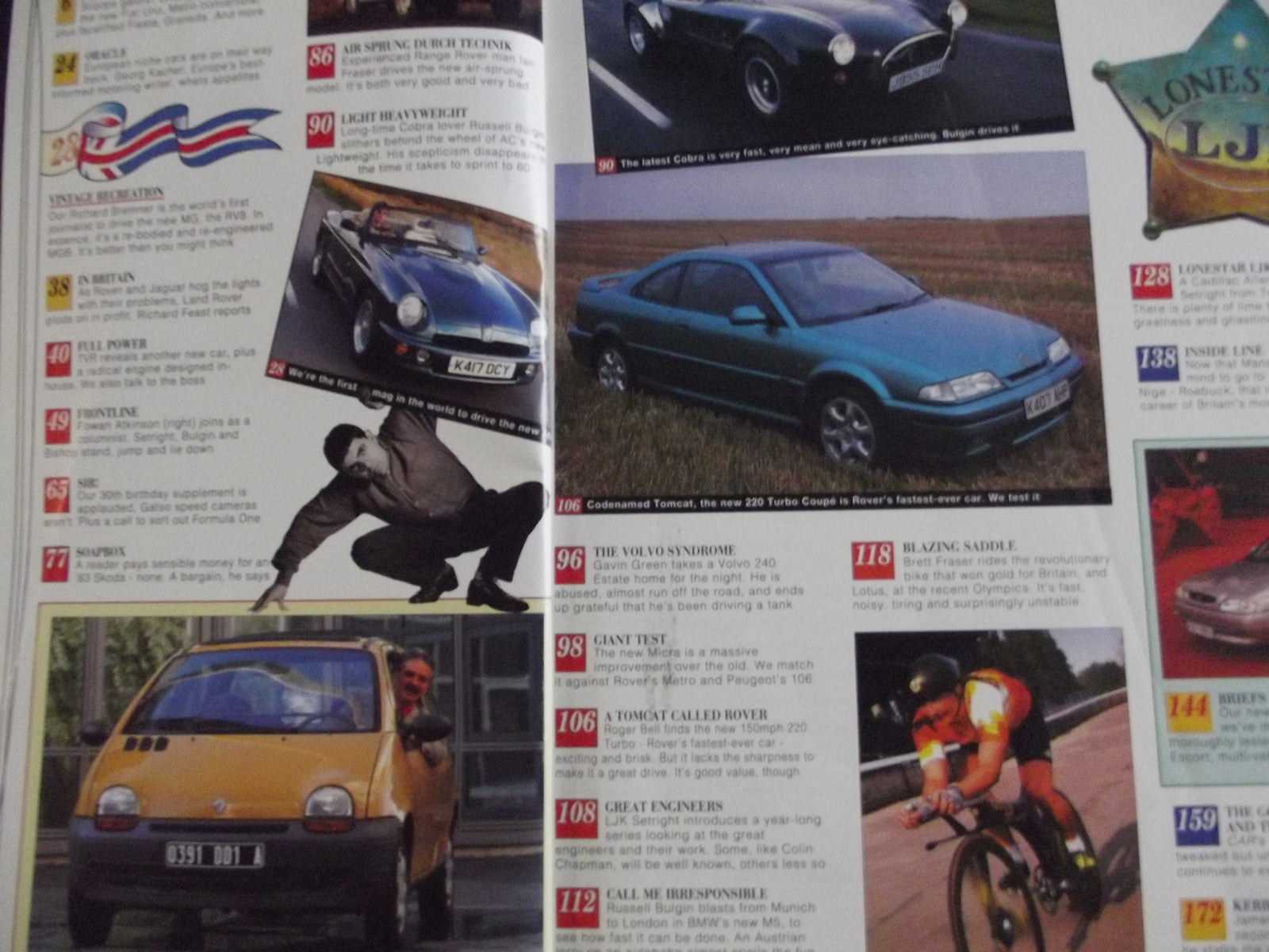 CAR MAGAZINE NOVEMBER 1992 #c11