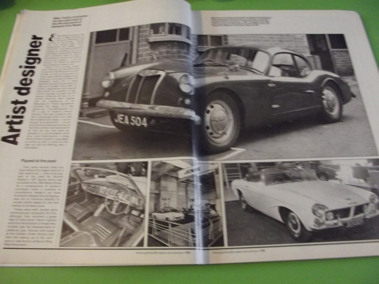 THOROUGHBRED AND CLASSIC CARS MAGAZINE JANUARY 1986 #C43