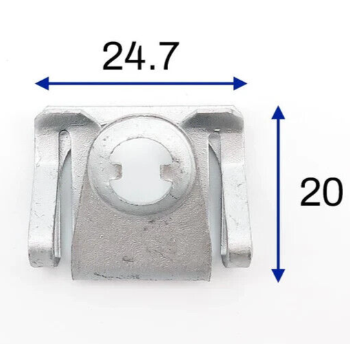 BMW C-Clip Sheet Metal Nut Clamp 5 7 SERIES 20x PCS 517181765035