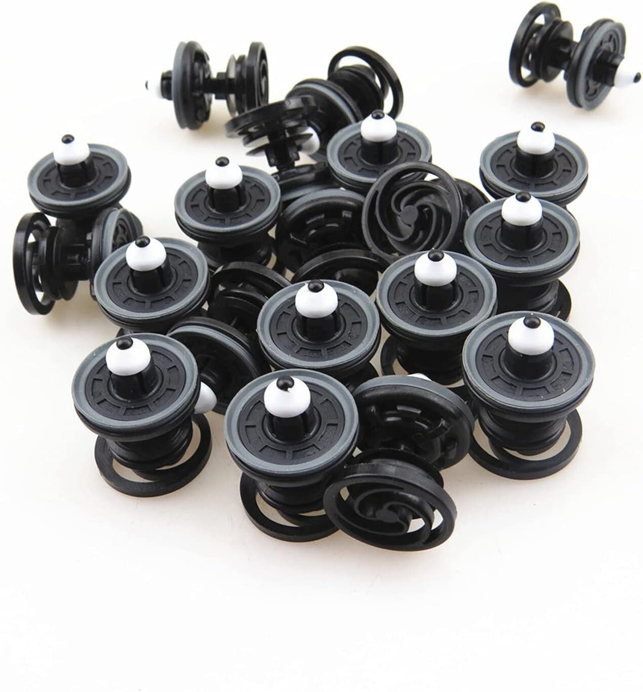 AUDI Interior Door Card Trim Panel Fastener Clips Sprung Head, x15 Pcs7