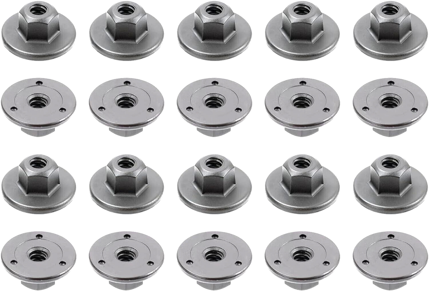10x BMW MINI 10mm Hex Head Plastic Self-Threading Nut 7169847 O.E.N 07147169847.6