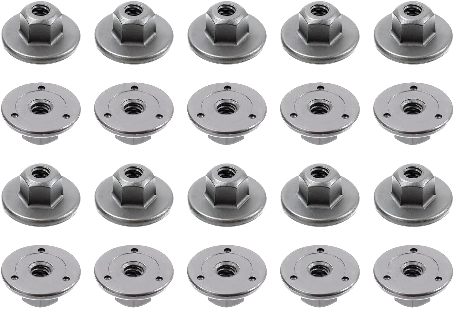 10x BMW MINI 10mm Hex Head Plastic Self-Threading Nut 7169847 O.E.N 07147169847.6