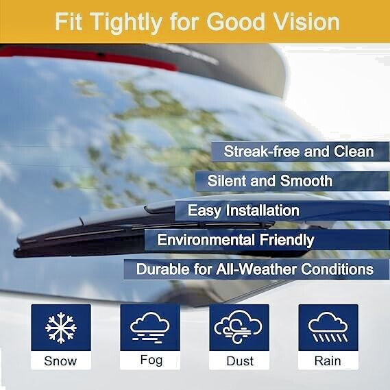 Rear Wiper Blade BMW X1 F48 2014 Onwards4