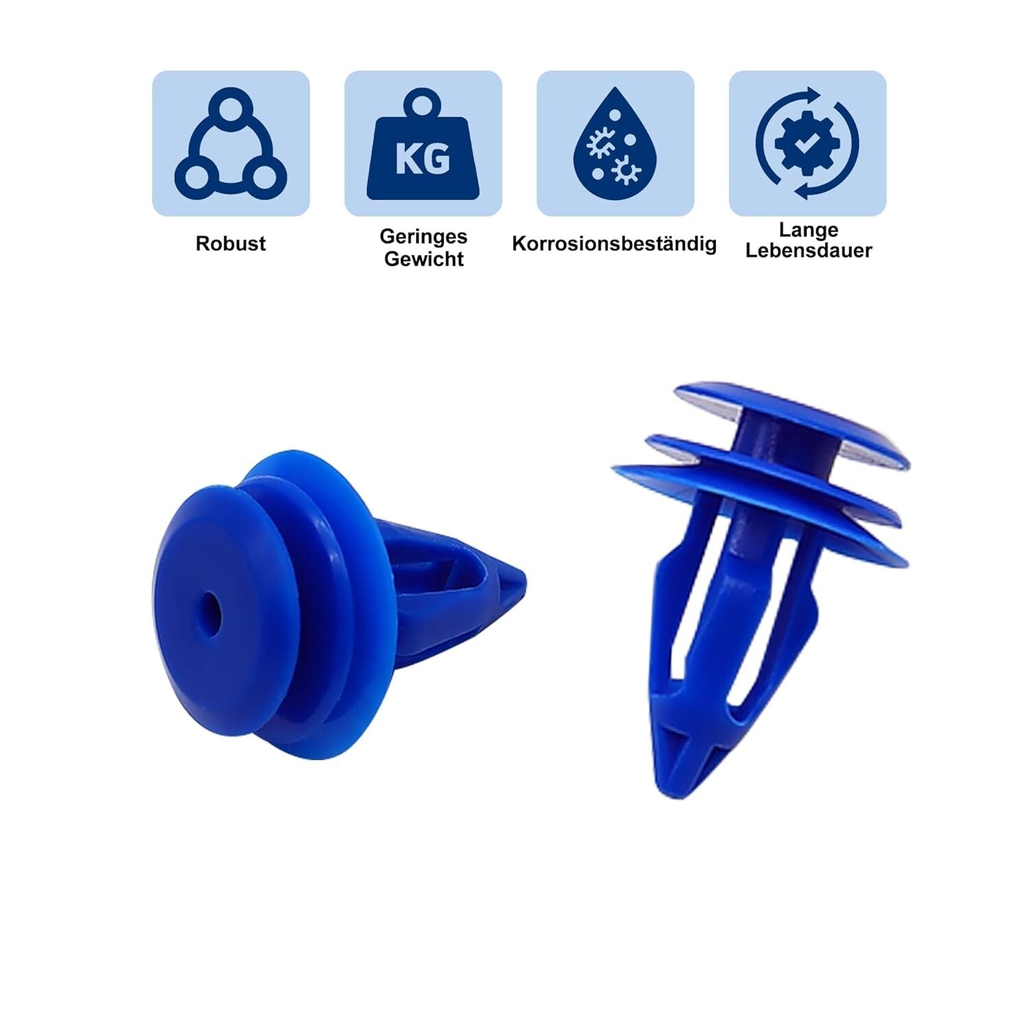 Land Range Rover Blue Trim clips x 10  Evoque Discovery 5 Disco Sport LR02725515