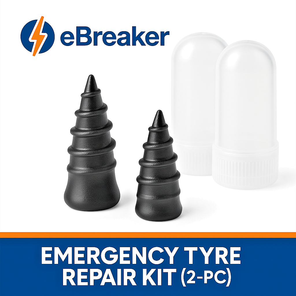 Tyre Repair Screws Kit – Quick Temporary Fix Plugs For Punctures # 2pcs 2 sizes.20