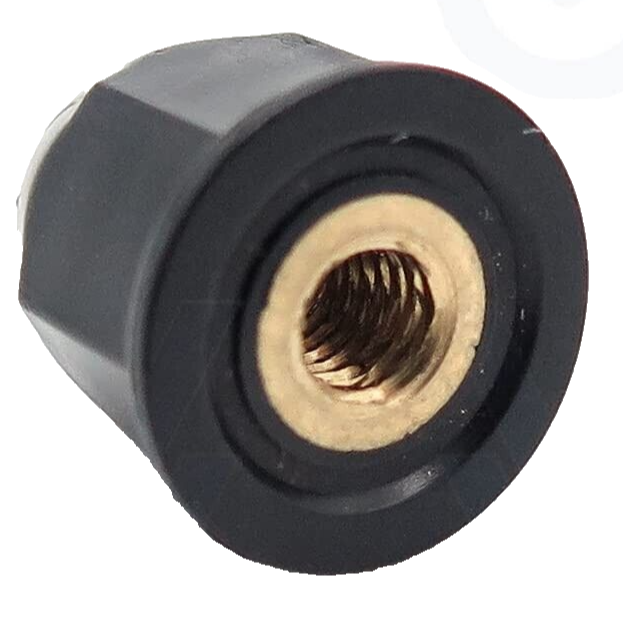 Plastic Coated Brass Nut x 10 Pcs M4 Thread 10mm Hex Head Nut8