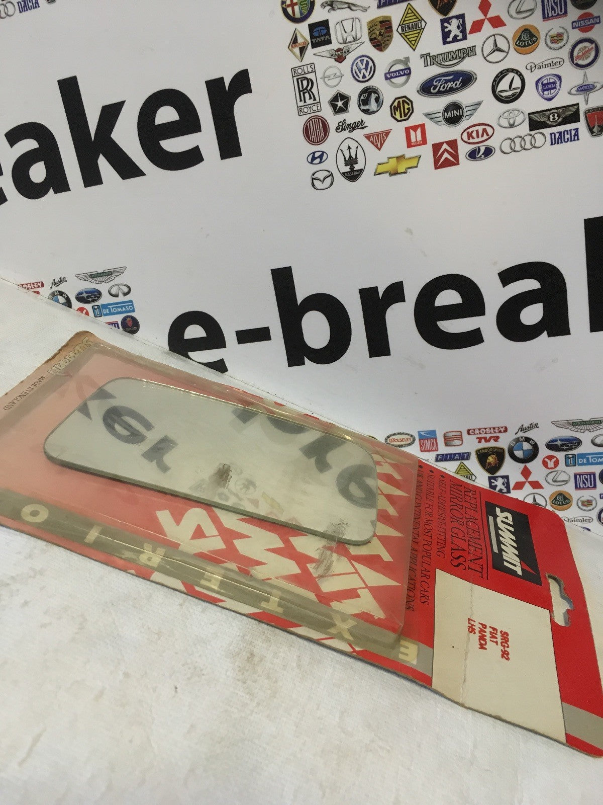 Fiat Panda Marbella Years 86-02 Left Side Replacement Door Wing Mirror glass0