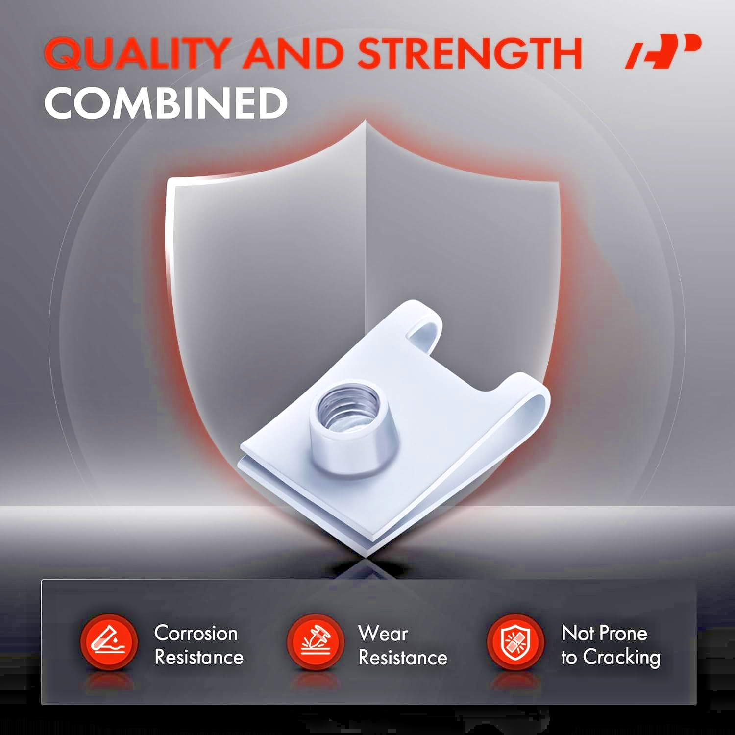 FORD C-Clip M6 Spire Nut Under Body Weather Sheild Trim Panel Galvanised Pack 5.7