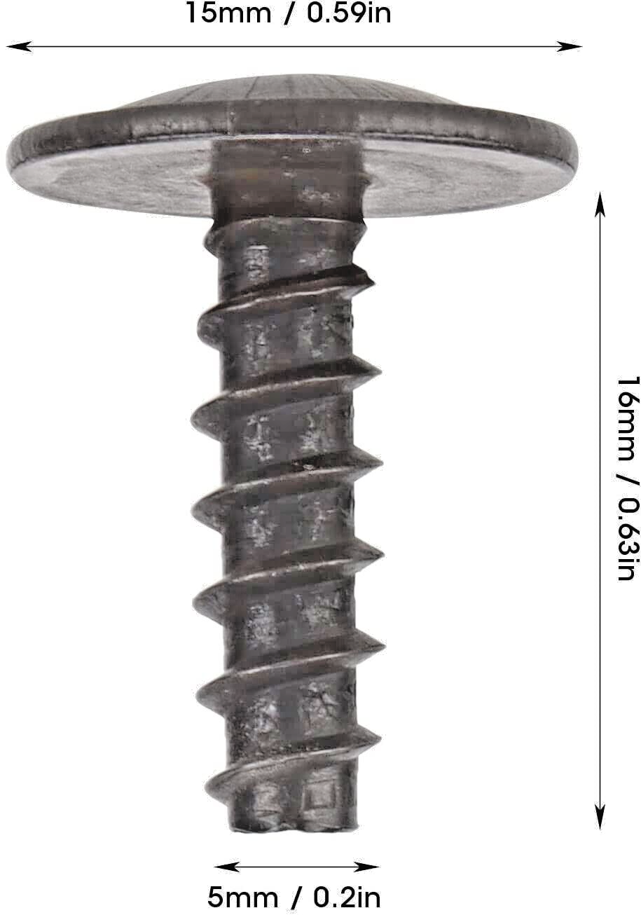 Wheel Arch Inner Liner Splash Guard Torx Screw Audi Seat Skoda VW N90892001 10pc1