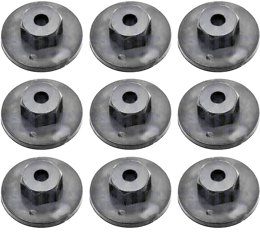VW UNTHREADED PLASTIC NUTS ENGINE COVER UNDERTRAY SPLASH GUARDS 8E0825265C 20pcs10