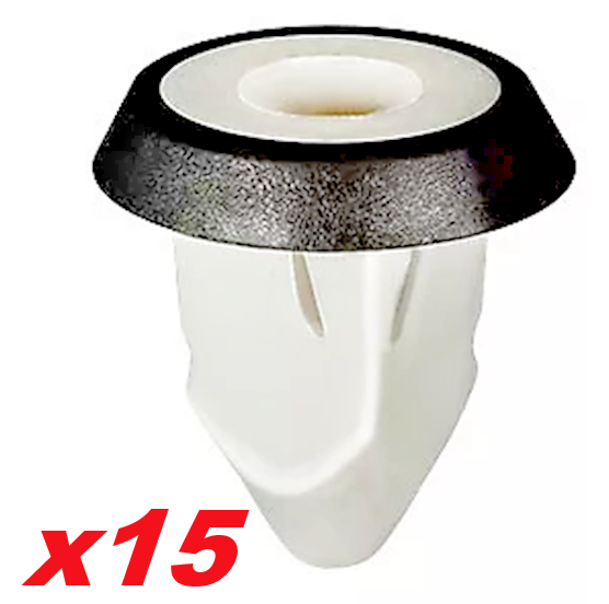 VOLKSWAGEN Bodywork Trim and Number Plate Fixing Grommet x15 Pcs0