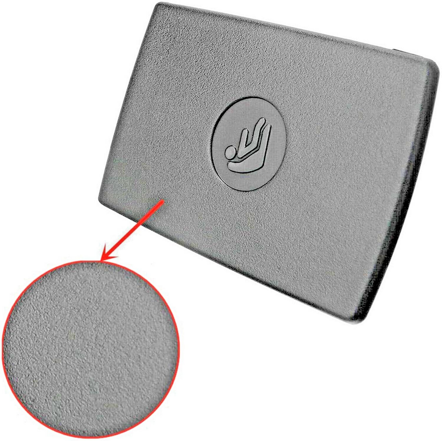 BMW Rear Childs Seat ISOFIX Cover Black  For 1 2 3 X1 Series OE 17949110 73196866