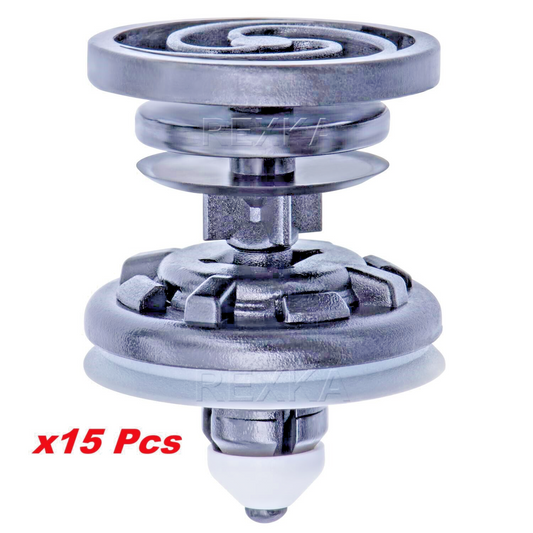 Seat, Skoda - Interior Door Card Trim Panel Fastener Clips Sprung Head, x15 Pcs.0