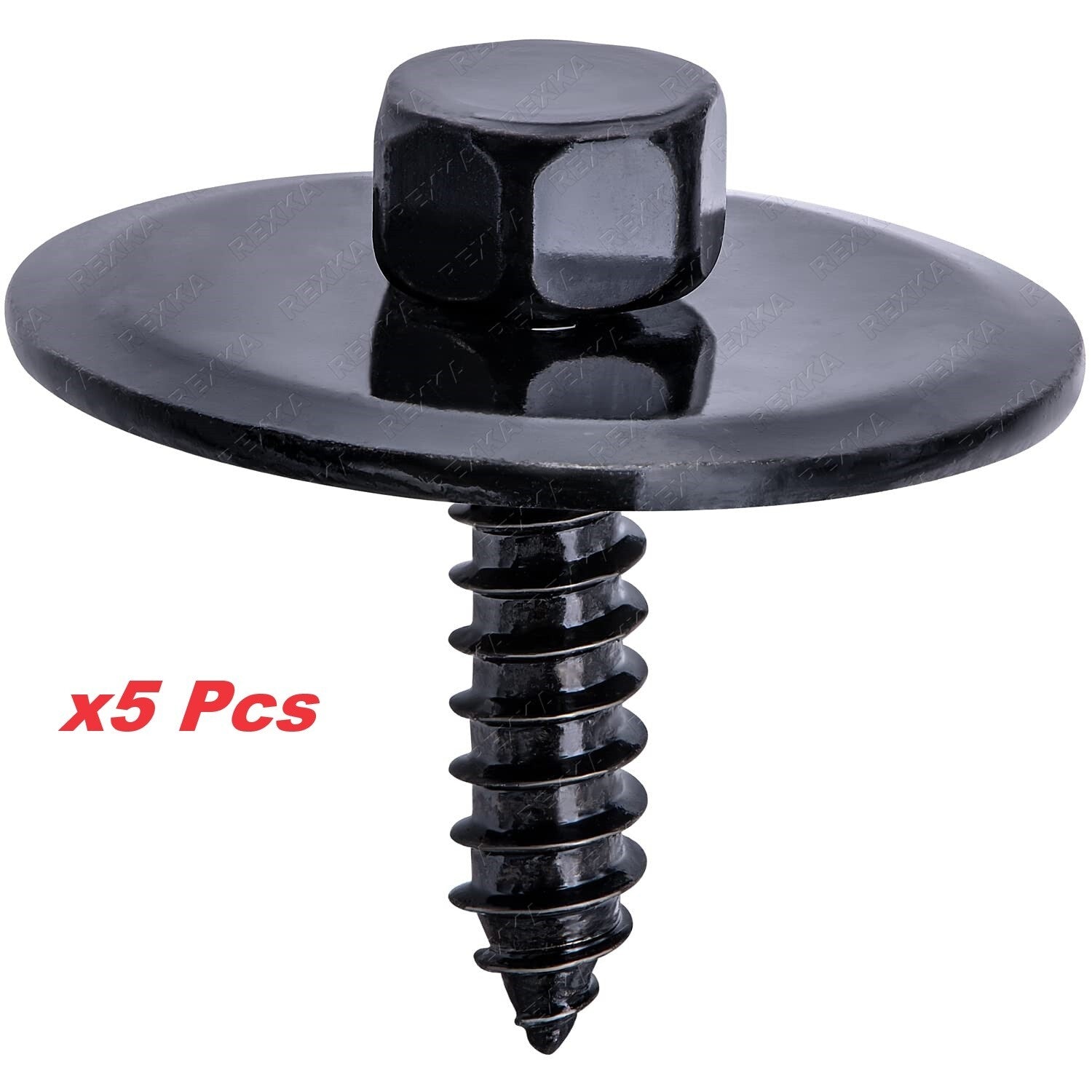 Mercedes Engine Undertray Splash Guard Screws with Large Captive Washer 5x Pack0