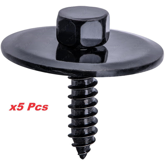 Mercedes Engine Undertray Splash Guard Screws with Large Captive Washer 5x Pack0