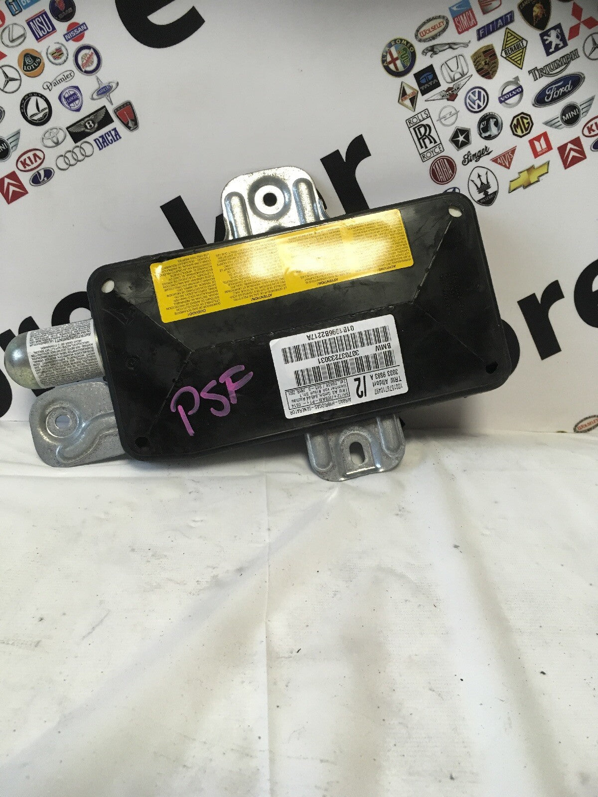 Door Airbag Left Side From a BMW E46 Coupe 2000 Blue0