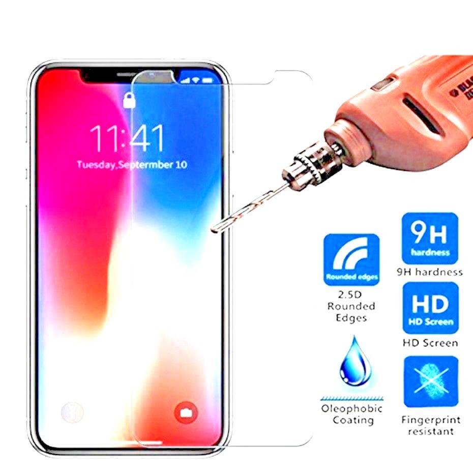 IPhone X Buy 1 Get 1 FREE 9H Apple Genuine Tempered Glass Screen Protector X21