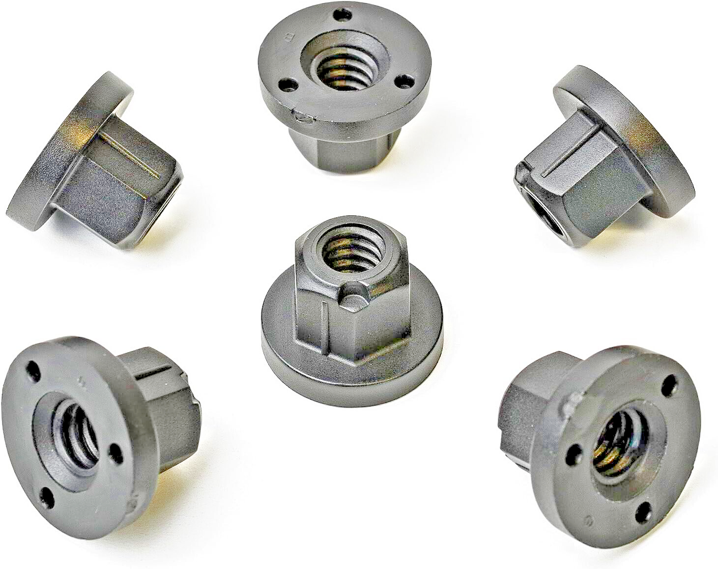 Bumper & Body Trim Fixing Threaded Lock Nut Audi Skoda Plastic N91018901 x10 Pcs1