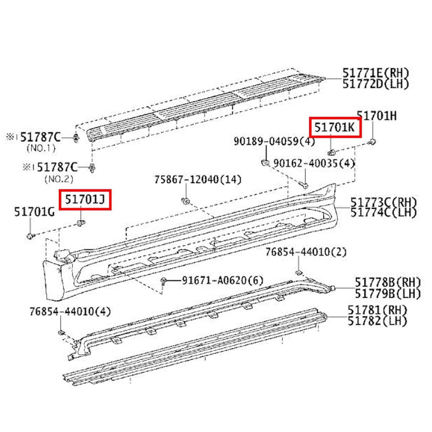 TOYOTA Screw Grommet Fixing Clip Fastener Wheel Arch Splash Guard Trim Panel x207