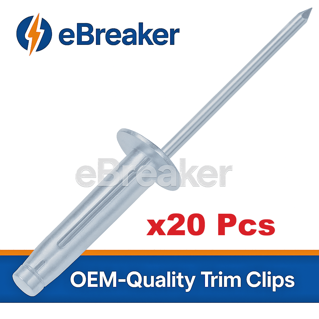 MERCEDES Aluminium Blind Rivet 4mm Hole 8mm Collar Fits All Automotive  Pack #200