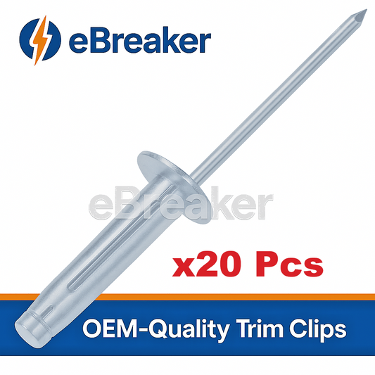 MERCEDES Aluminium Blind Rivet 4mm Hole 8mm Collar Fits All Automotive  Pack #200