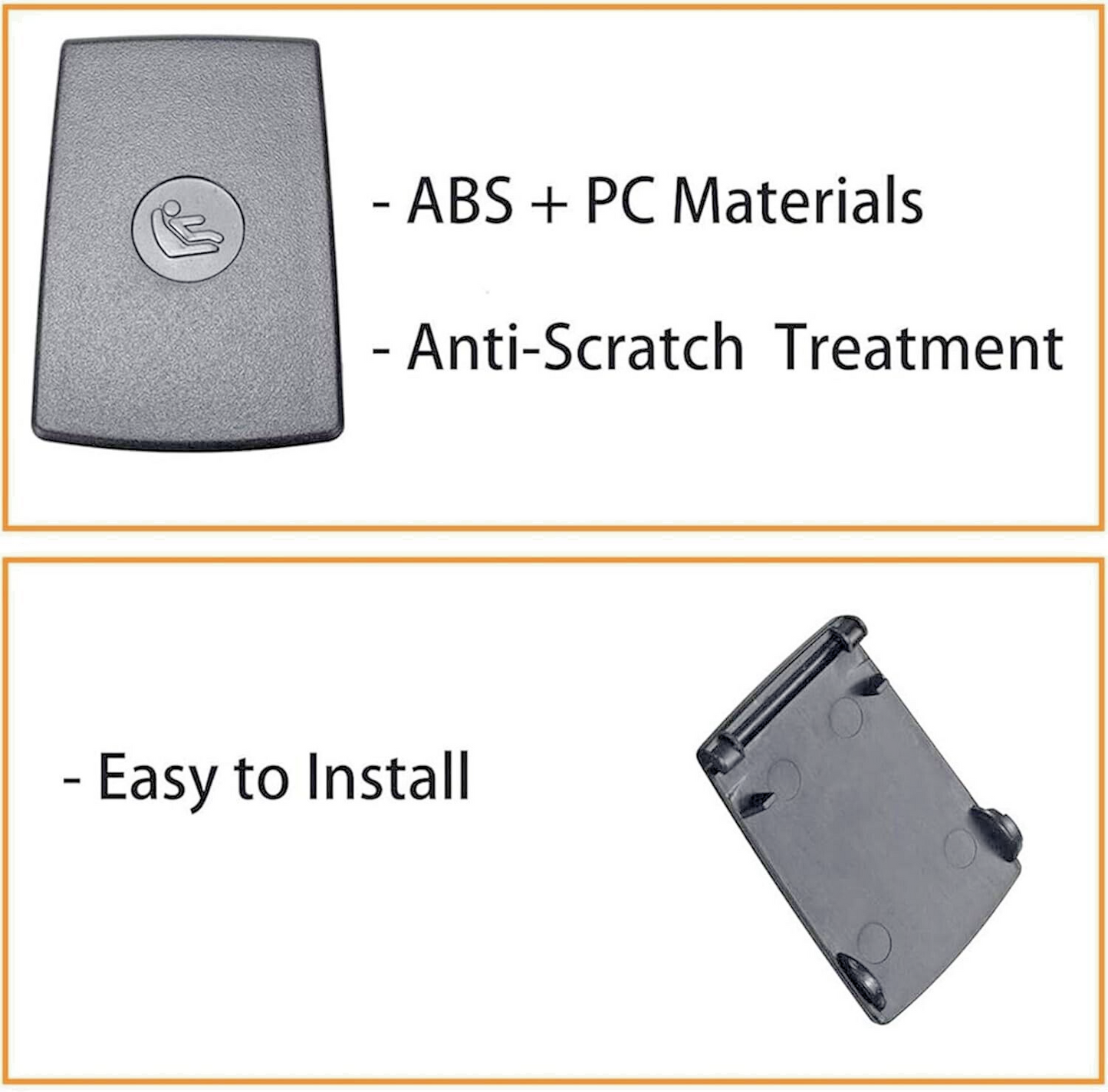 BMW Rear Seat ISOFIX Cover Black 17949110 7319686 For 1 2 3 X1 Series15