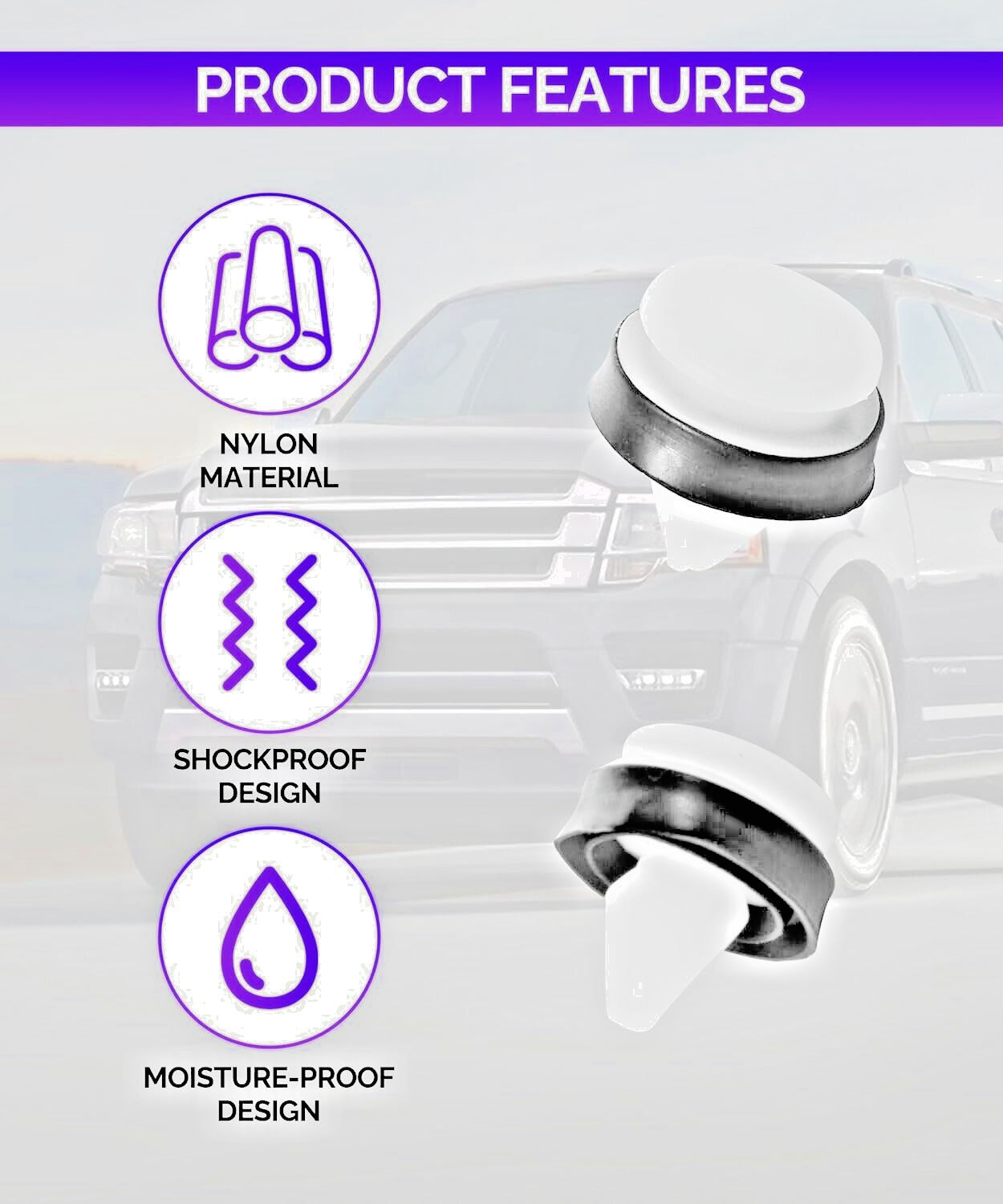 Ford Transit Custom Trim Panel Clips Door Moulding Body Fixing W716507S300 x10pc11