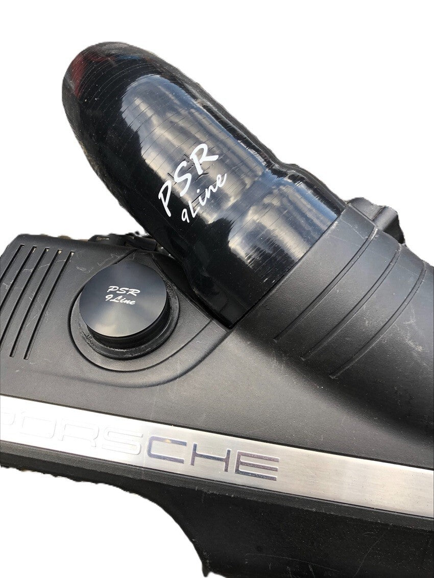 Porsche 997 Air Box Resonator Bypass Modification Plug & Black Induction Pipe7