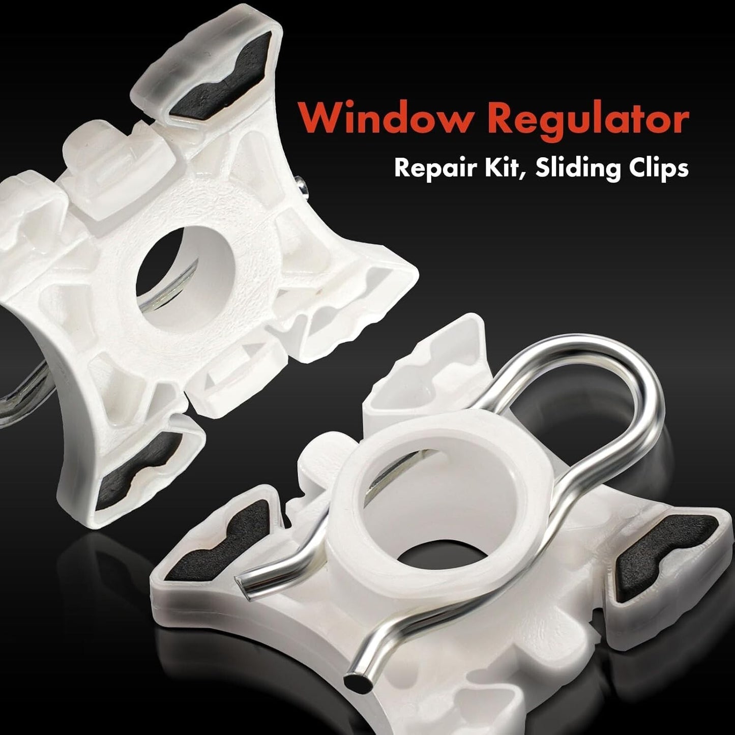 BMW e36 Window Regulator Slider Lifting Mechanism Spring Loaded Clips x2 Pc Pair21